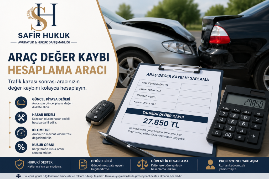 araç değer kaybı hesaplama aracı