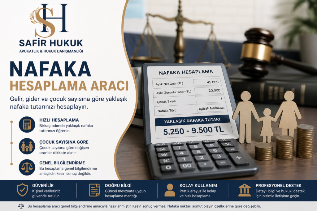 nafaka hesaplama aracı